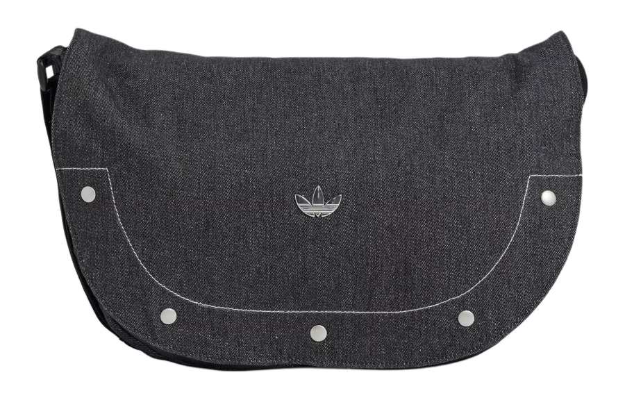 Adidas Originals Adidas Originals Trefoil Cotton Crossbody Bag, Shoulder Bag Women's Black