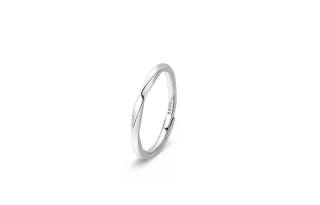 MIDNIGHT MOMENT S999 Silver, Zircon Rings Unisex