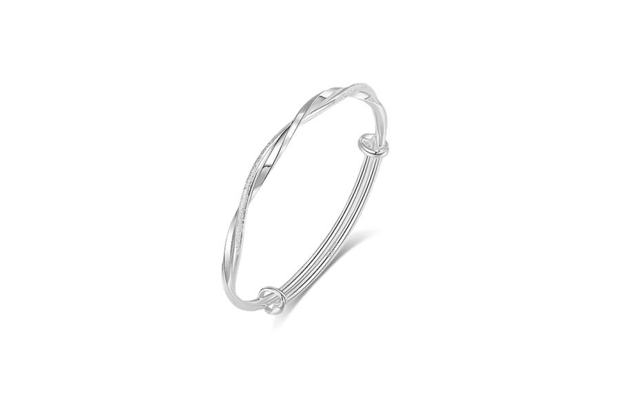Muyan Muyan Alloy Mobius Matte Bangle Women's