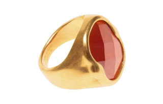 BALLY Frame Gemstone Ring