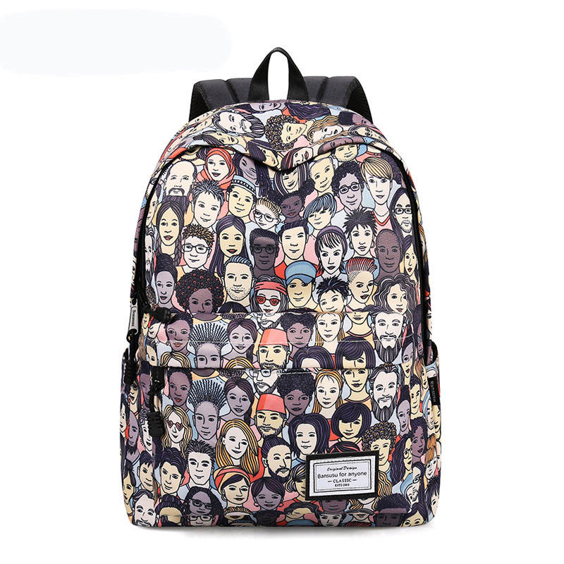 Bansusu Polyester Backpack Large Unisex International Friend