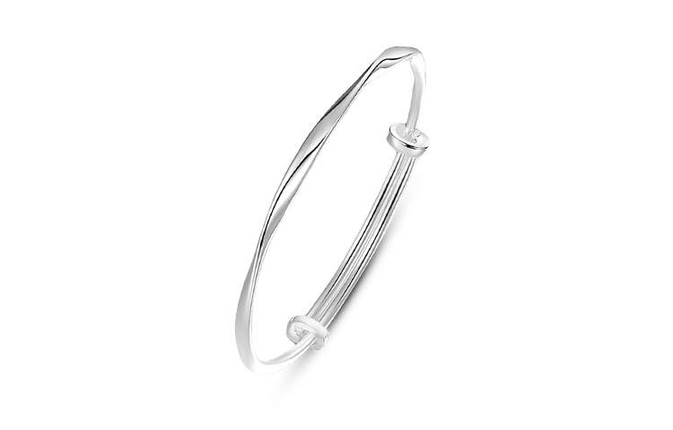 TRUE ME TRUE ME 999 Fine Silver Bangles Women's