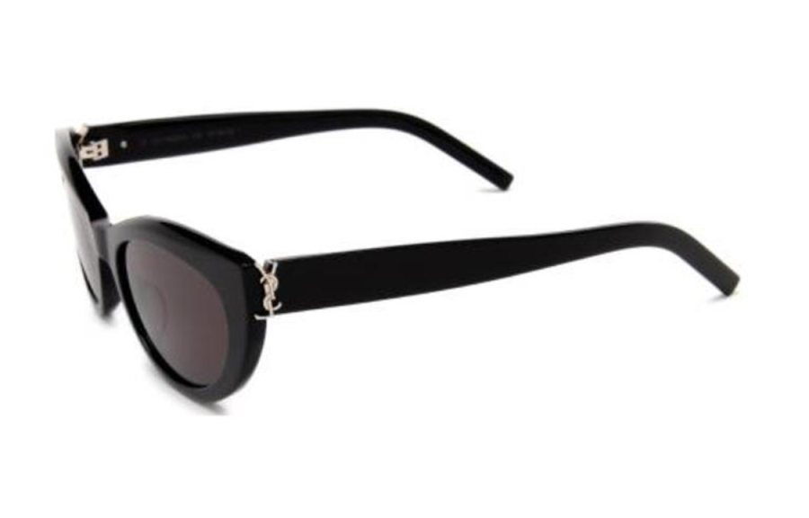 SAINT LAURENT Acetate Cat Eye Sunglasses Unisex Black