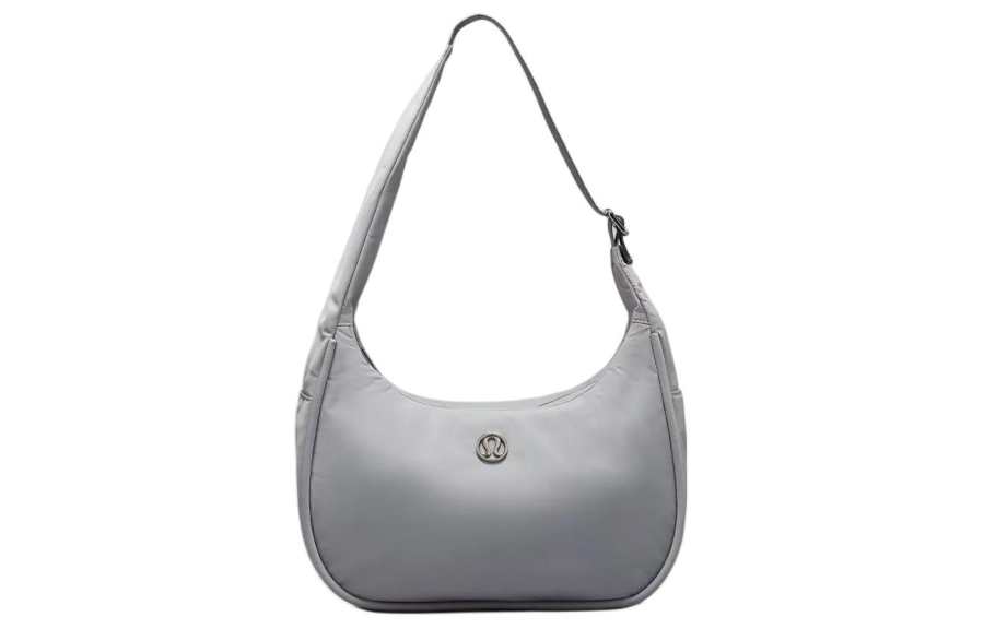 Lululemon Recycled Nylon Vs Recycled Polyester Handbag, Shoulder Bag Regular Women's Silver Drop
