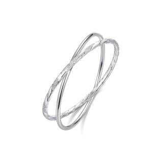 WINY Copper Bangles Women's Silver