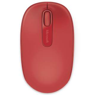Microsoft Wireless Seam Portable, Lightweight Portable, Flame Red Mice