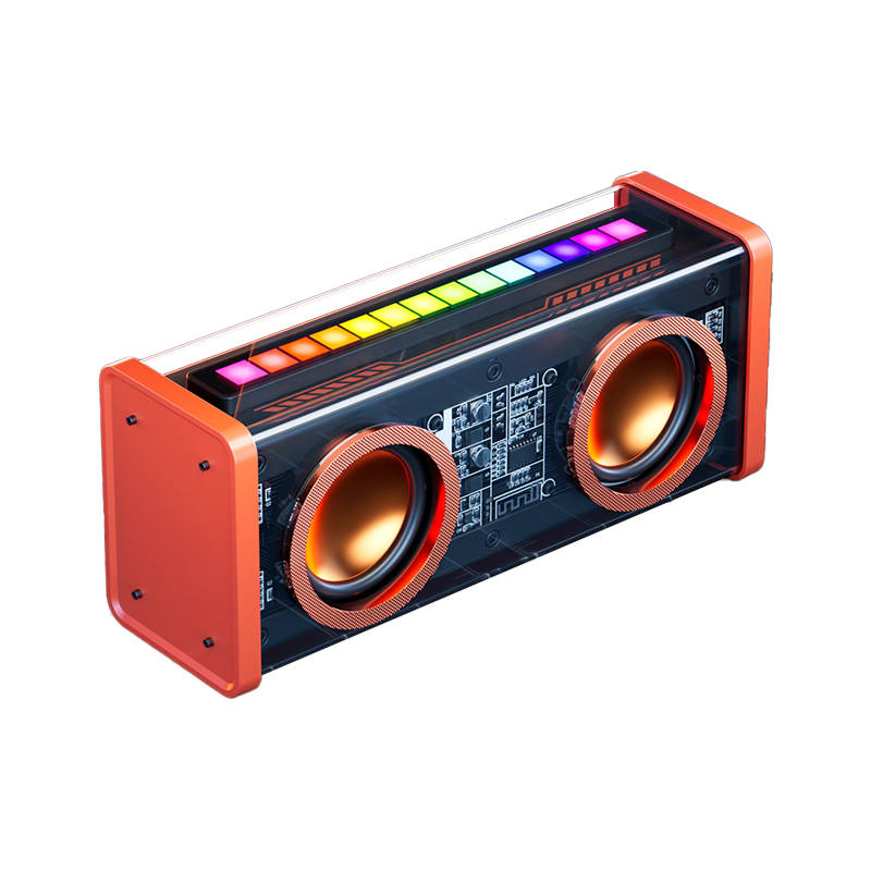 XINGYOUZHE Speakers & Audio Systems Transparent Mecha, High Quality Sound With Colorful Punk Style