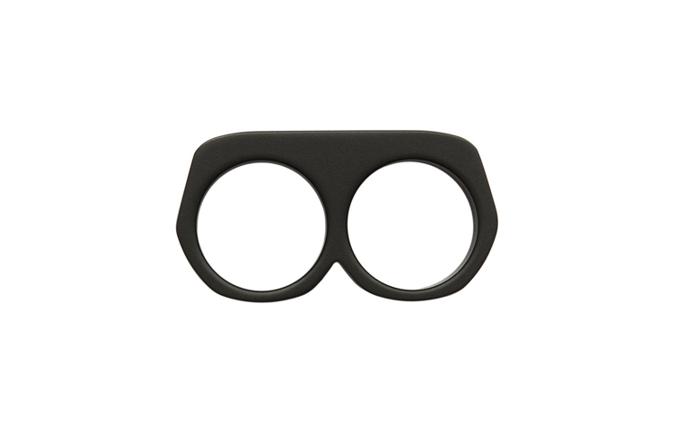 Rick Owens DRKSHDW Brass Rings Men's Black