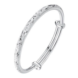 WINY Copper Bangles Women's Silver