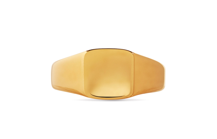 Balenciaga Balenciaga Two Finger Signet Ring