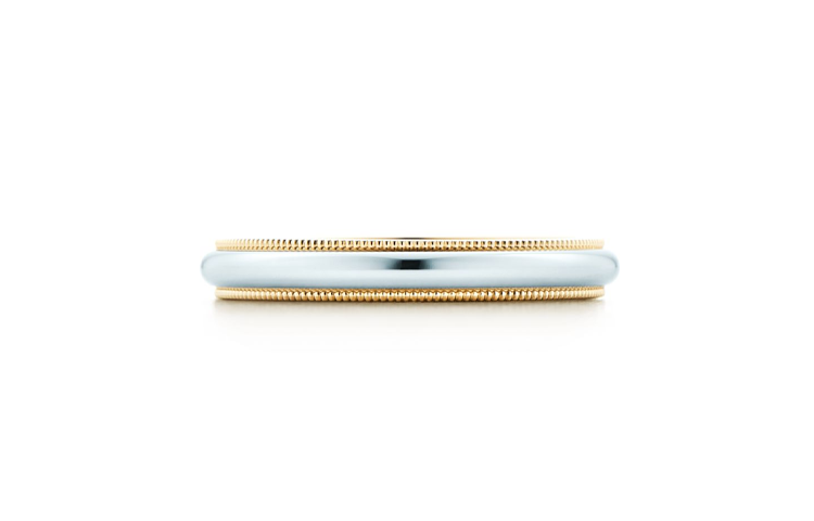 TIFFANY & CO. Platinum 18K Gold Rings Women's Silver
