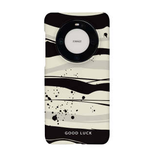 VICY PC Material Semi Enclosed Matte Hard Shell Skin Friendly Feel, Ink Splatter Phone Cases