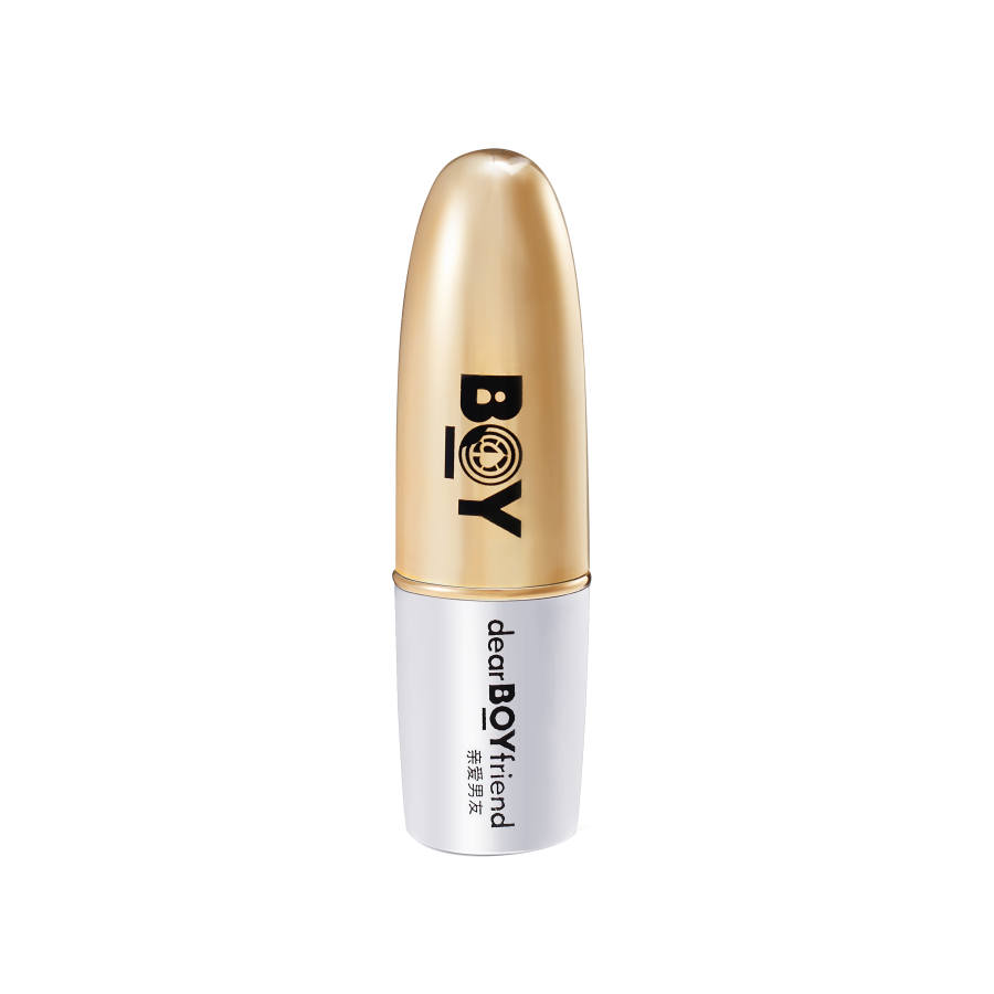 DearBoyFriend Small Gold Tube Men's Exclusive Plant Extract Lip Balm Moisturizing 4g