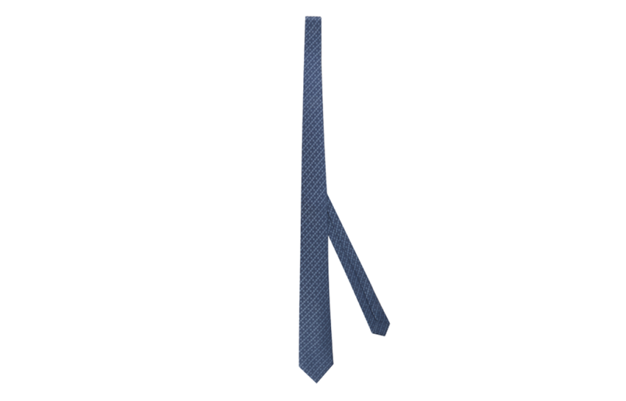 HERMES HERMES Fasone H Ties Men's Blue