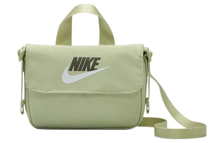 Nike Nike Fabric Shoulder Bag, Crossbody Bag Unisex Light Olive Green Gray