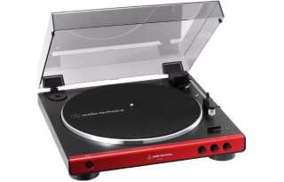 Audio Technica Vinyl Record Players At LP60X Automatic Belt Drive, Lightweight Type Straight Arm