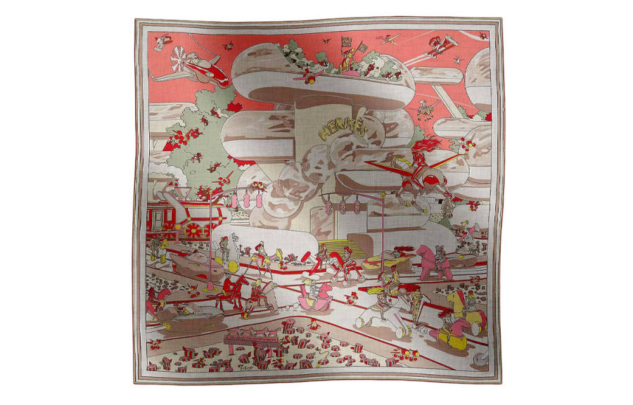 HERMES HERMES Shawls Women's Multicolor
