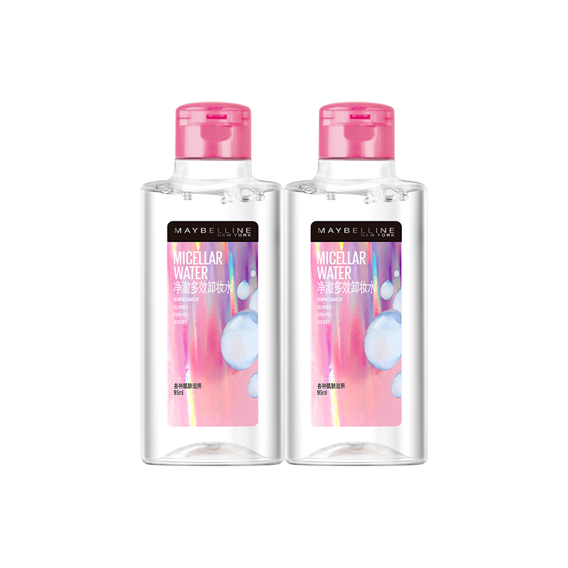 Maybelline Gentle Cleansing Water For Multiple Purposes Sample Pack Soothing Hydrating Cleaning 95ml