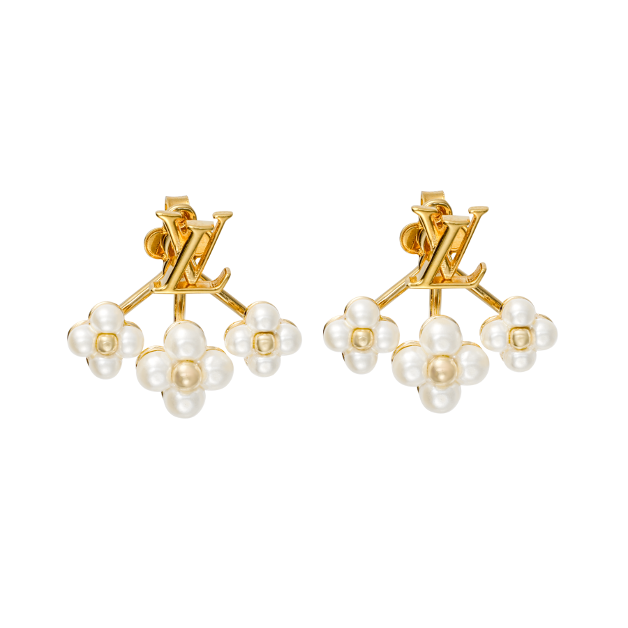 LOUIS VUITTON LOUIS VUITTON Lv Floragram Earrings