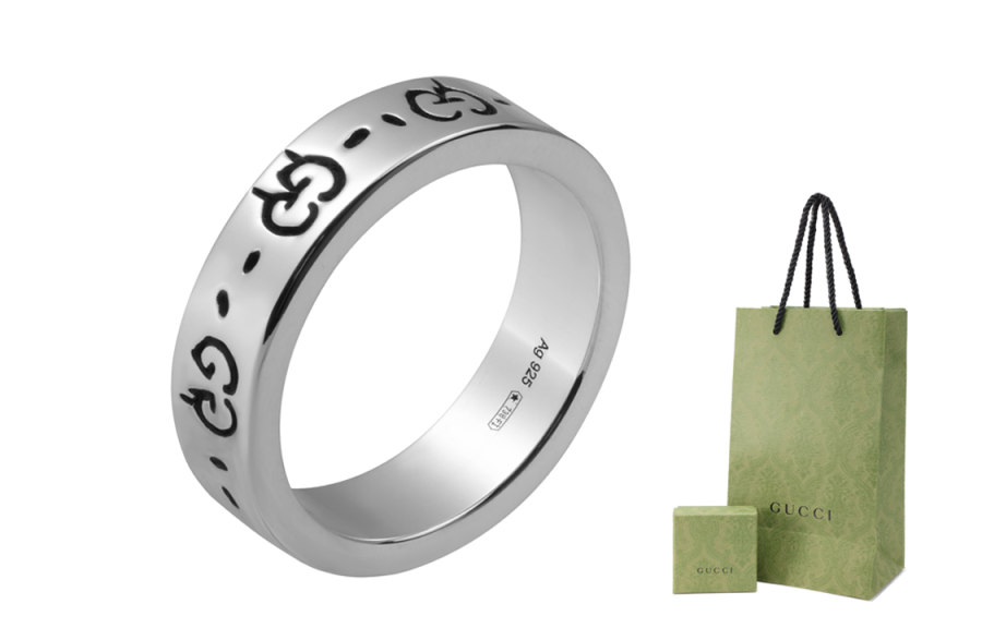 GUCCI GUCCI 925 Sterling Silver Rings Unisex Silver