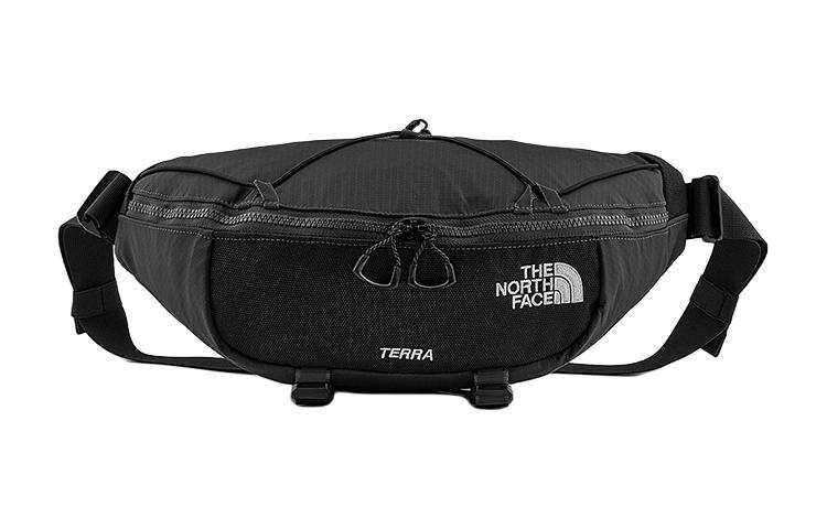 THE NORTH FACE 6L Fanny Pack Outdoor Bag Recycled Nylon Black Unisex