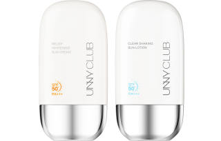 UNNY CLUB Hydrating Whitening Sunscreen Creams UV Protection Refreshing 50ml*2