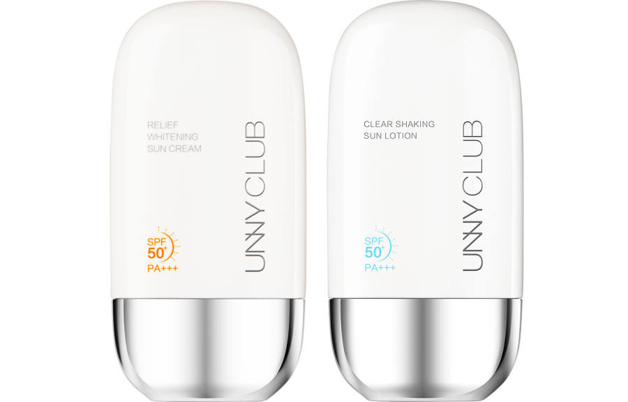 UNNY CLUB Hydrating Whitening Sunscreen Creams UV Protection Refreshing 50ml*2