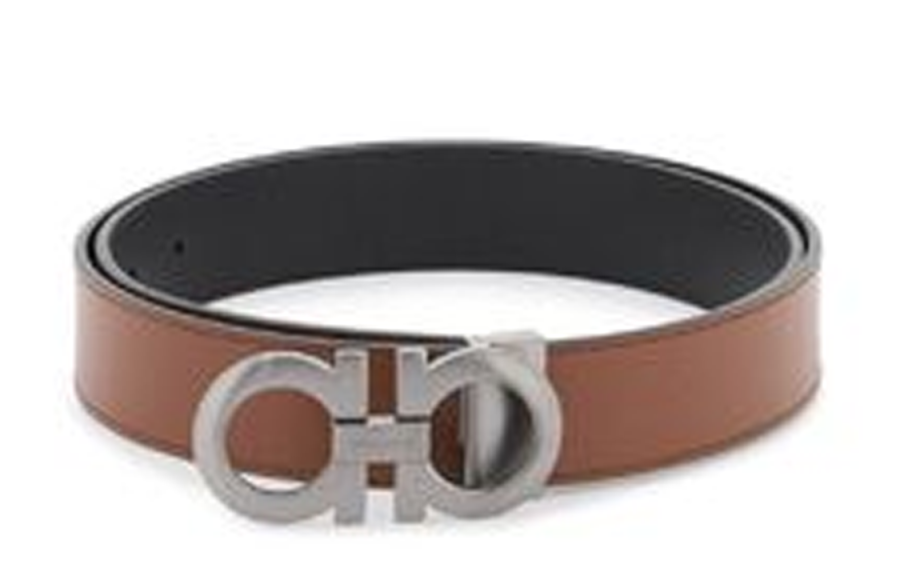 Ferragamo FERRAGAMO Leather Belts Men's Brown