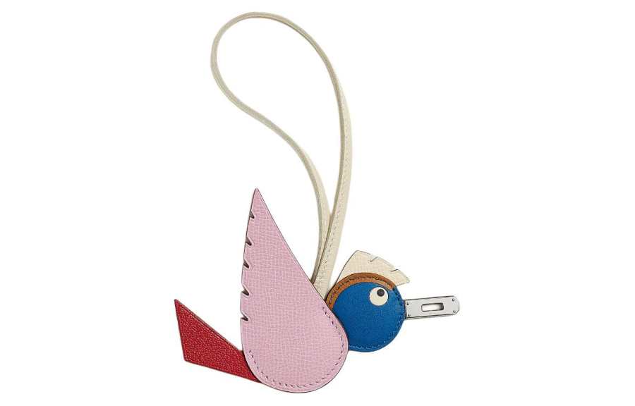 HERMES HERMES Animal Pattern Charms Unisex Multicolor