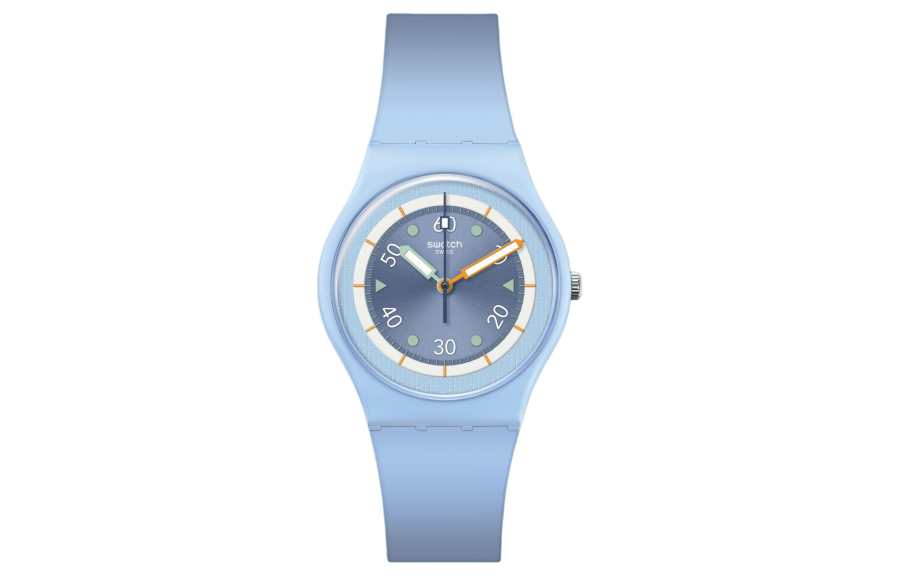 SWATCH Women's 34mm Blue Watch SO31L100
