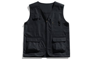 Magmode Vests Unisex V Neck Moderate Workwear