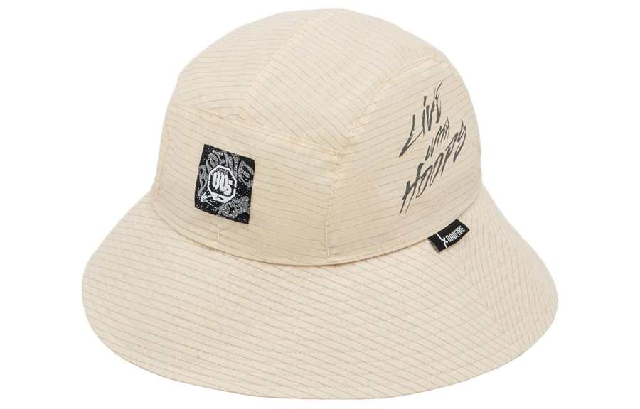 Li-Ning Li Ning Polyester Bucket Hats Unisex Sand Gravel Gray
