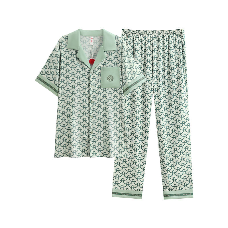 FENTENG FENTENG Pajama Set Unisex Light Green