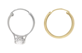 Vetements Brass Earrings Men's Multicolor