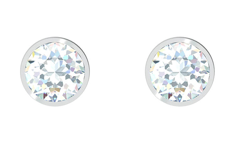 Swarovski Solitaire Stud Earrings Women's