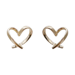 ONEKISS Gold plated Copper Stud Earrings Women's