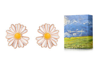 VAN GOGH S925 Silver Stud Earrings Women's