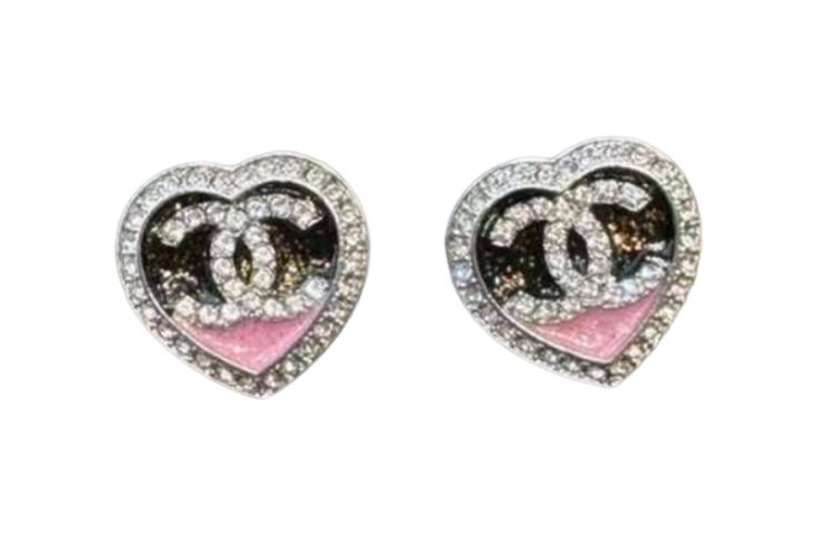 CHANEL CHANEL Metal Stud Earrings Women's Multicolor