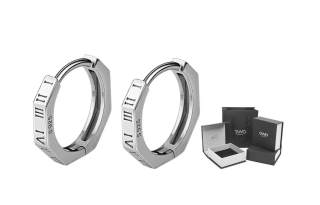 OWO 925 Sterling Silver Stud Earrings Unisex