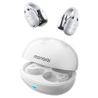MONQIQI Bone Conduction Concept Bluetooth Headphones Open Wireless Ear Clip
