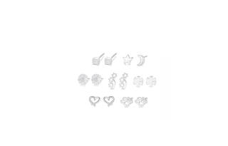 Ringlove 925 Sterling Silver Stud Earrings Women's