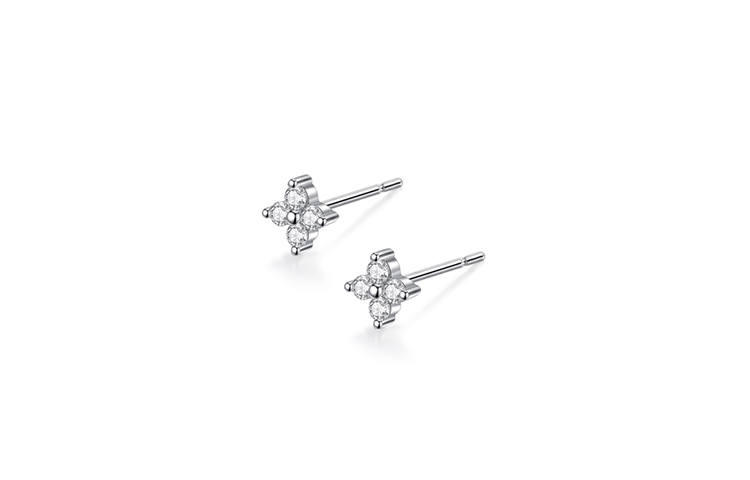 MISS TOOYA Alloy Zircon Stud Earrings Women's