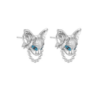 OWNCOOL 925 Silver Needle Stud Earrings Women's