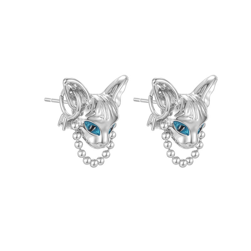 OWNCOOL 925 Silver Needle Stud Earrings Women's