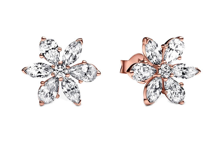 Pandora TIMELESS Synthetic Cubic Zirconia Stud Earrings Women's