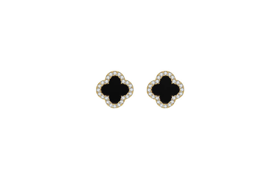 MCK 925 Sterling Silver, Synthetic Cubic Zirconia Alloy Stud Earrings Women's