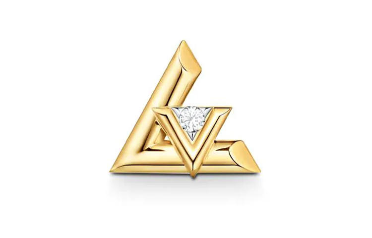 LOUIS VUITTON LOUIS VUITTON Lv Volt One Stud Yellow Gold And Diamond Per Unit