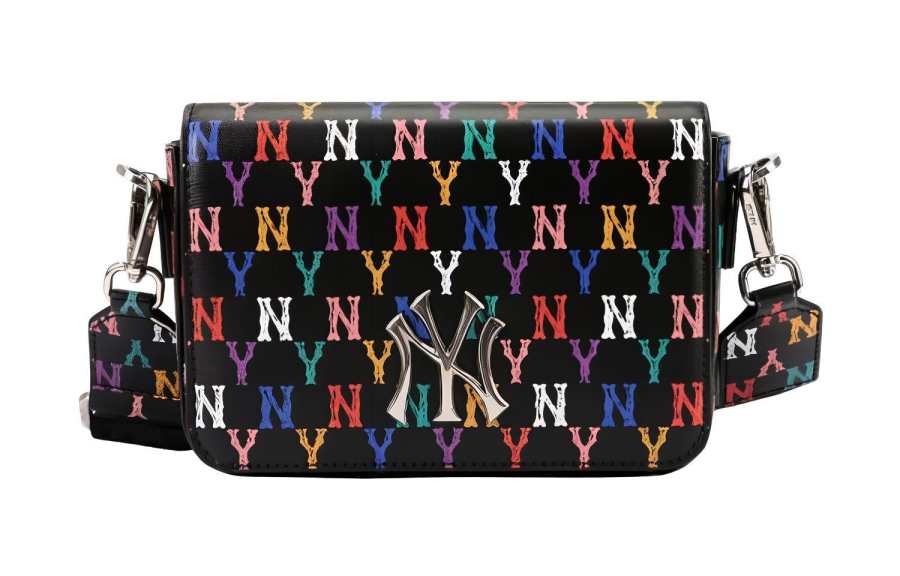 MLB MLB Monogram Collection Cotton Shoulder Bag Unisex Black