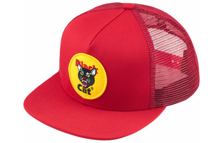 Supreme Supreme Black Cat Mesh Back 5 Panel
