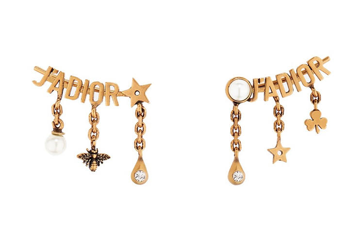 DIOR DIOR Metal Stud Earrings Women's